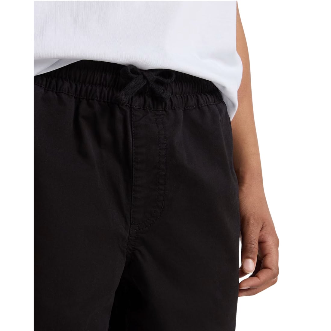 Vans Boys Range Elastic Waist Shorts - Black - Boys Chino Shorts by Vans