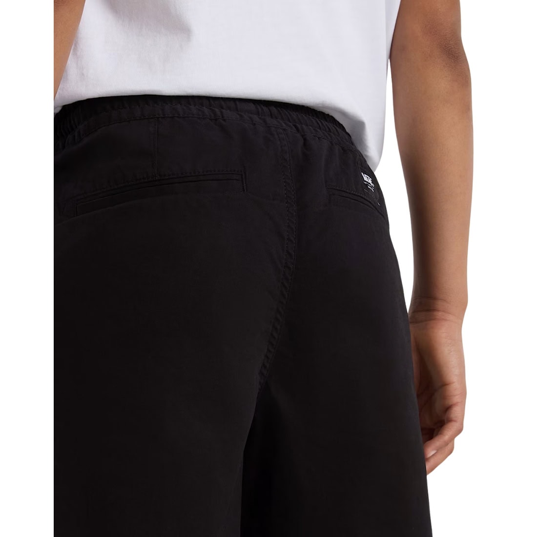 Vans Boys Range Elastic Waist Shorts - Black - Boys Chino Shorts by Vans