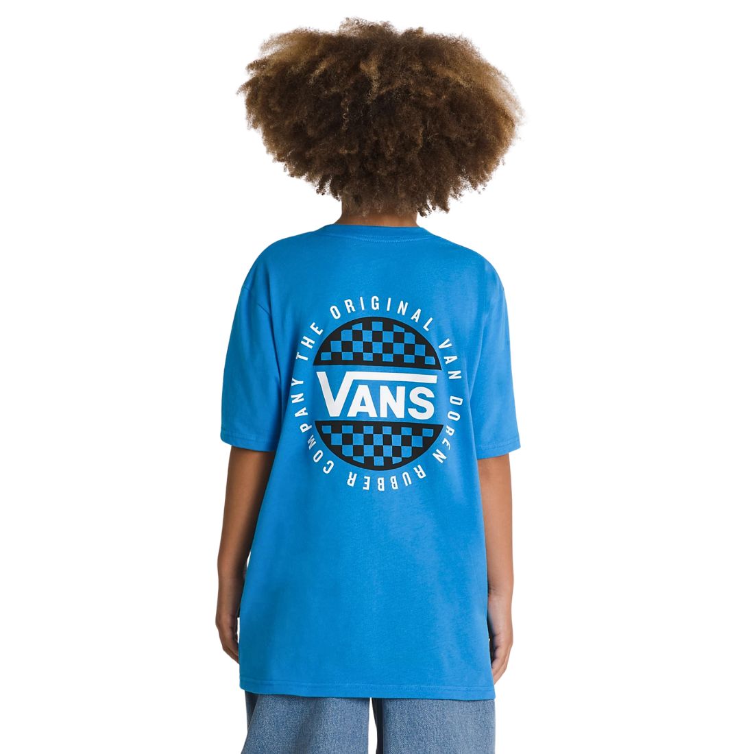 Vans Boys Rubber Co T-Shirt - Ibiza Blue - Boys Skate Brand T-Shirt by Vans