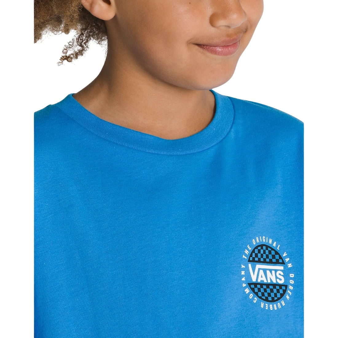 Vans Boys Rubber Co T-Shirt - Ibiza Blue - Boys Skate Brand T-Shirt by Vans