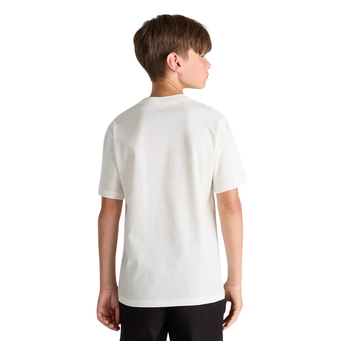 Vans Boys Tagged Kids T-Shirt - Marshmallow - Boys Skate Brand T-Shirt by Vans