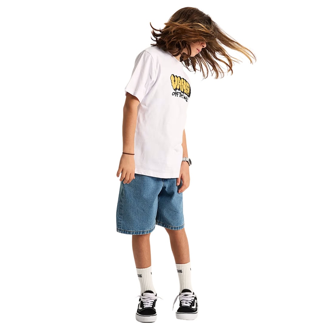 Vans Boys Vans Graff T-Shirt - White - Boys Skate Brand T-Shirt by Vans