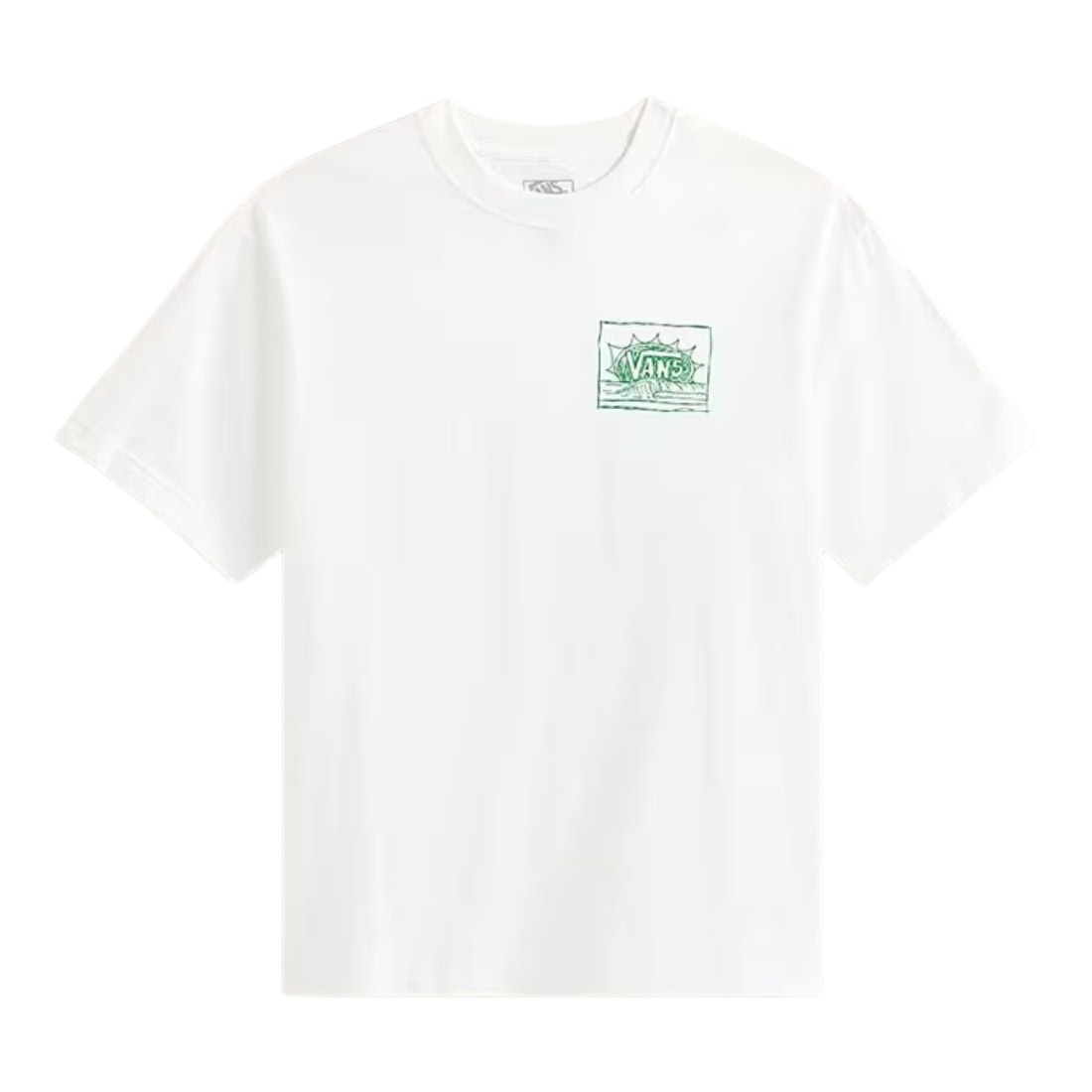Vans Bright Day T-Shirt - White - Mens Graphic T-Shirt by Vans