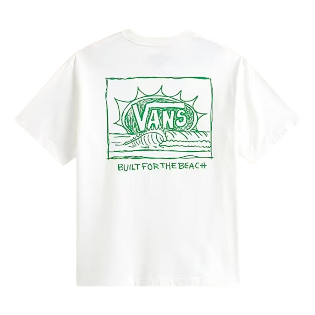 Vans Bright Day T-Shirt - White - Mens Graphic T-Shirt by Vans