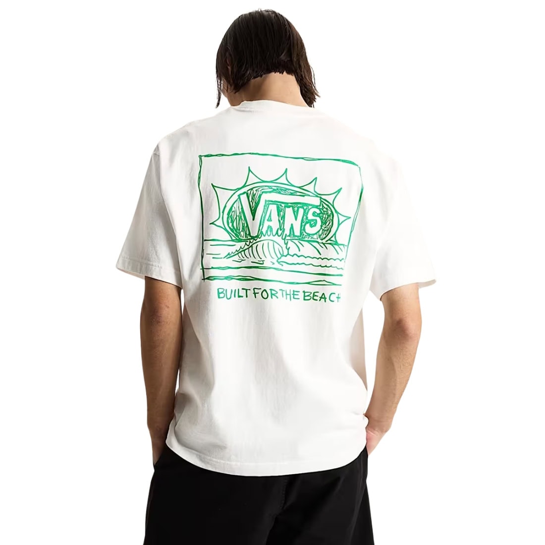 Vans Bright Day T-Shirt - White - Mens Graphic T-Shirt by Vans