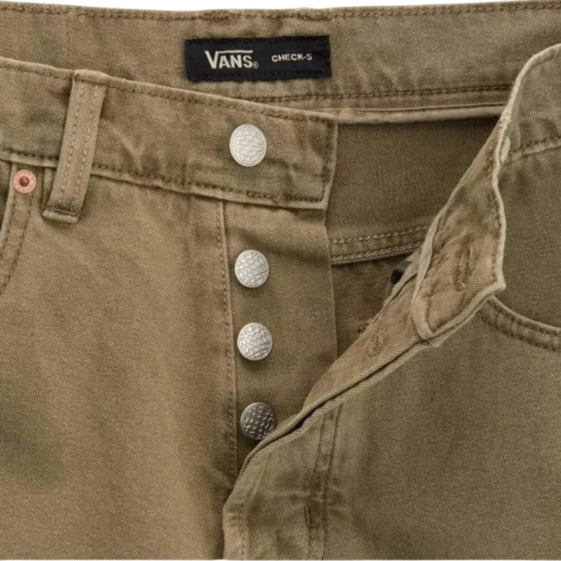 Vans Check-5 Baggy Denim Shorts - Bay Leaf - Mens Denim Shorts by Vans