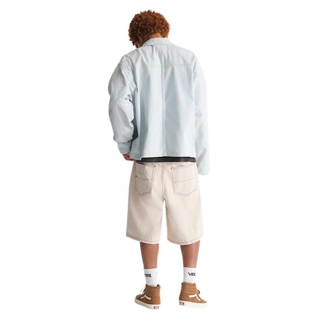 Vans Check-5 Baggy Denim Shorts - Natural Seed - Mens Denim Shorts by Vans