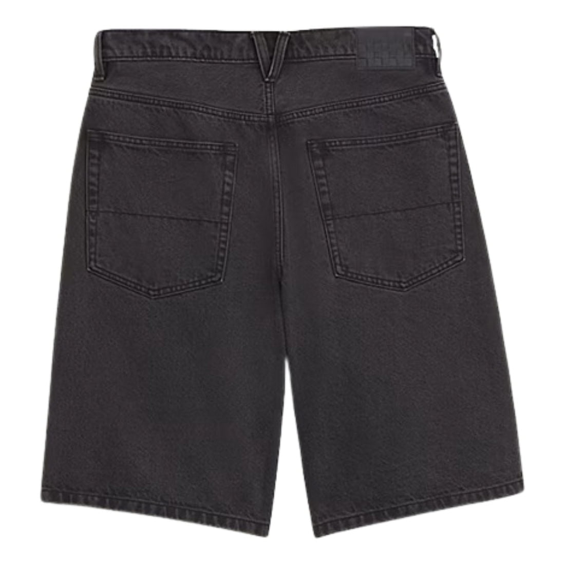 Vans Check-5 Baggy Denim Shorts - Washed Black - Mens Denim Shorts by Vans
