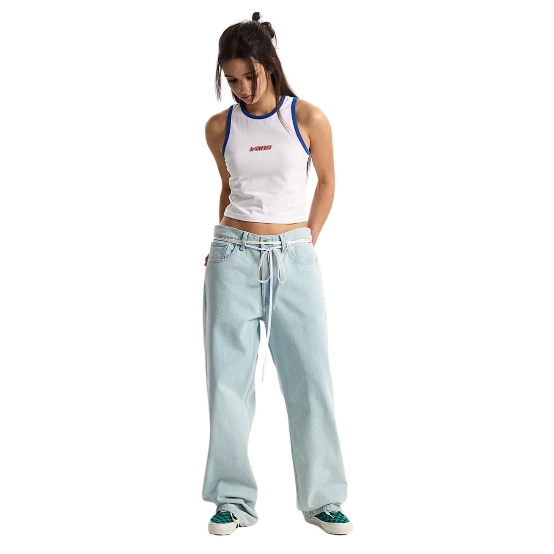 Vans Check-5 Loose Denim - Blue Ice - Mens Relaxed/Loose Denim Jeans by Vans