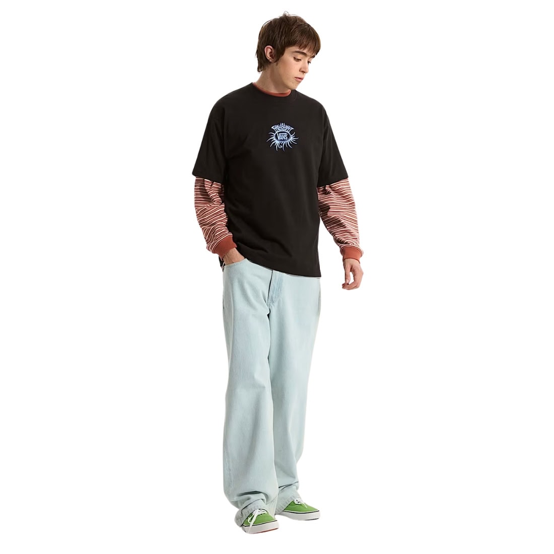 Vans Check-5 Loose Denim - Blue Ice - Mens Relaxed/Loose Denim Jeans by Vans
