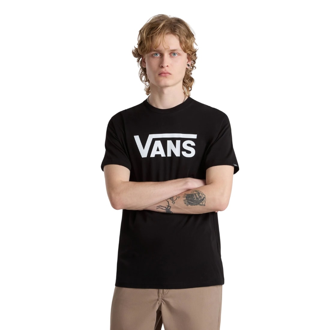 Vans Classic T-Shirt - Black/White - Mens Graphic T-Shirt by Vans