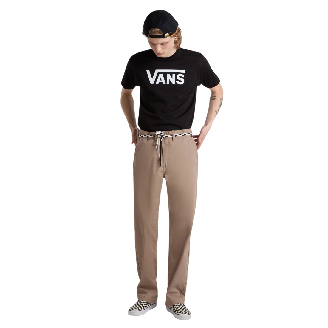 Vans Classic T-Shirt - Black/White - Mens Graphic T-Shirt by Vans