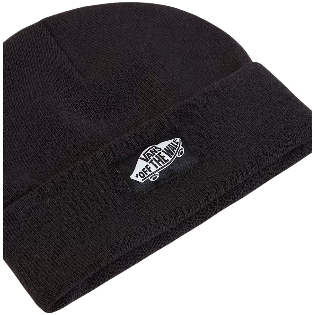 Vans Classic Tall Cuff Beanie - Black - Fold Beanie by Vans