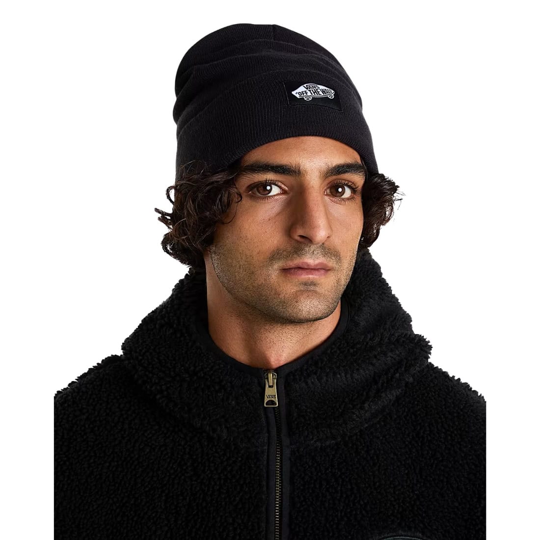 Vans Classic Tall Cuff Beanie - Black - Fold Beanie by Vans