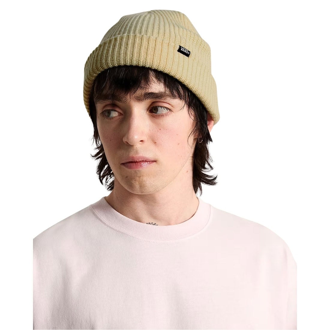 Vans Core Basic Cuff Beanie - Almond Crisp - Fold Beanie by Vans