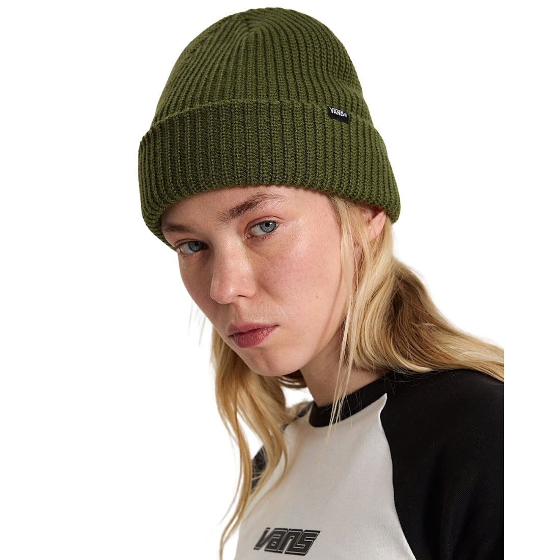 Vans Core Basic Cuff Beanie - Green Balsam - Fold Beanie by Vans