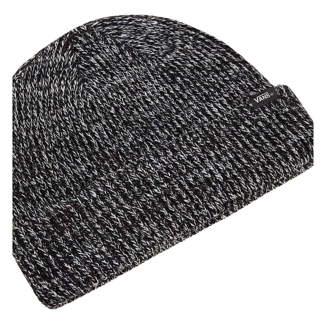 Vans Core Basics Beanie - Black Heather - Fold Beanie by Vans