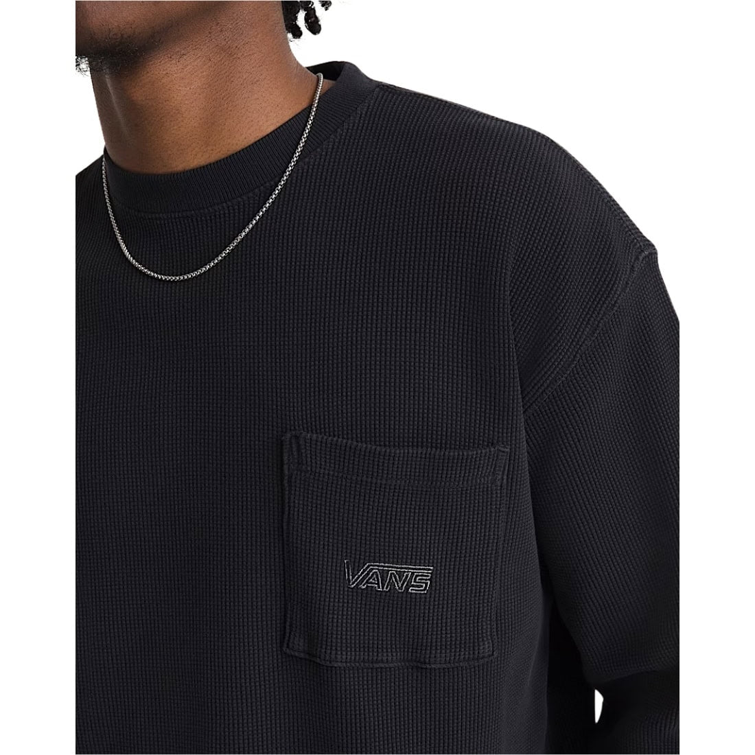 Vans Core Thermal Longsleeve - Black - Mens Crew Neck Sweatshirt by Vans
