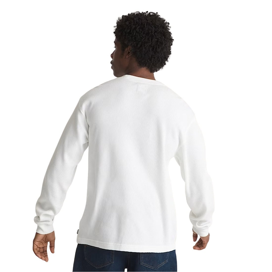 Vans Core Thermal Longsleeve - Marshmallow - Mens Crew Neck Sweatshirt by Vans