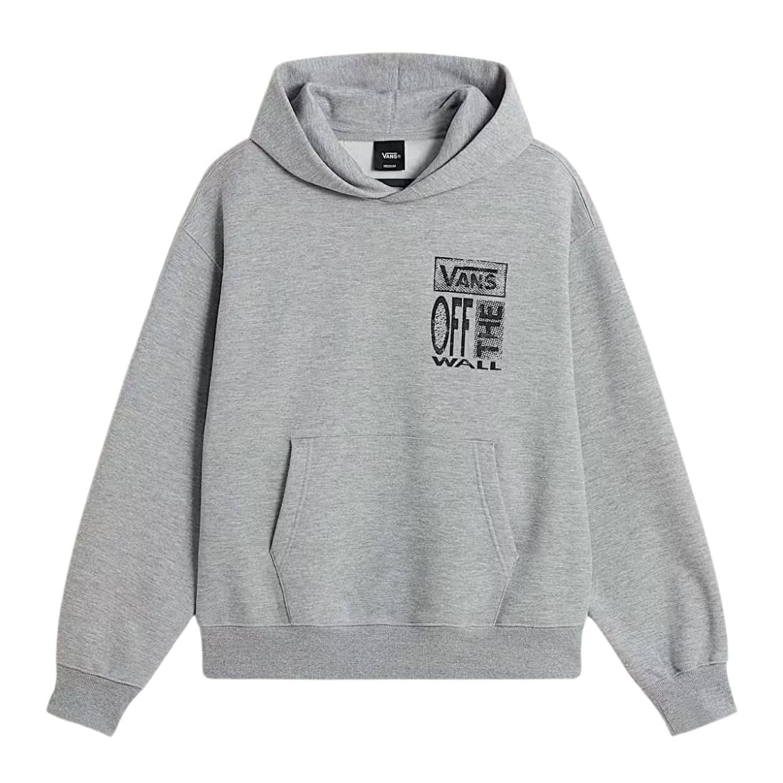 Vans Cut And Paste Pullover Hood - Cement Heather - Mens Pullover Hoodie by Vans
