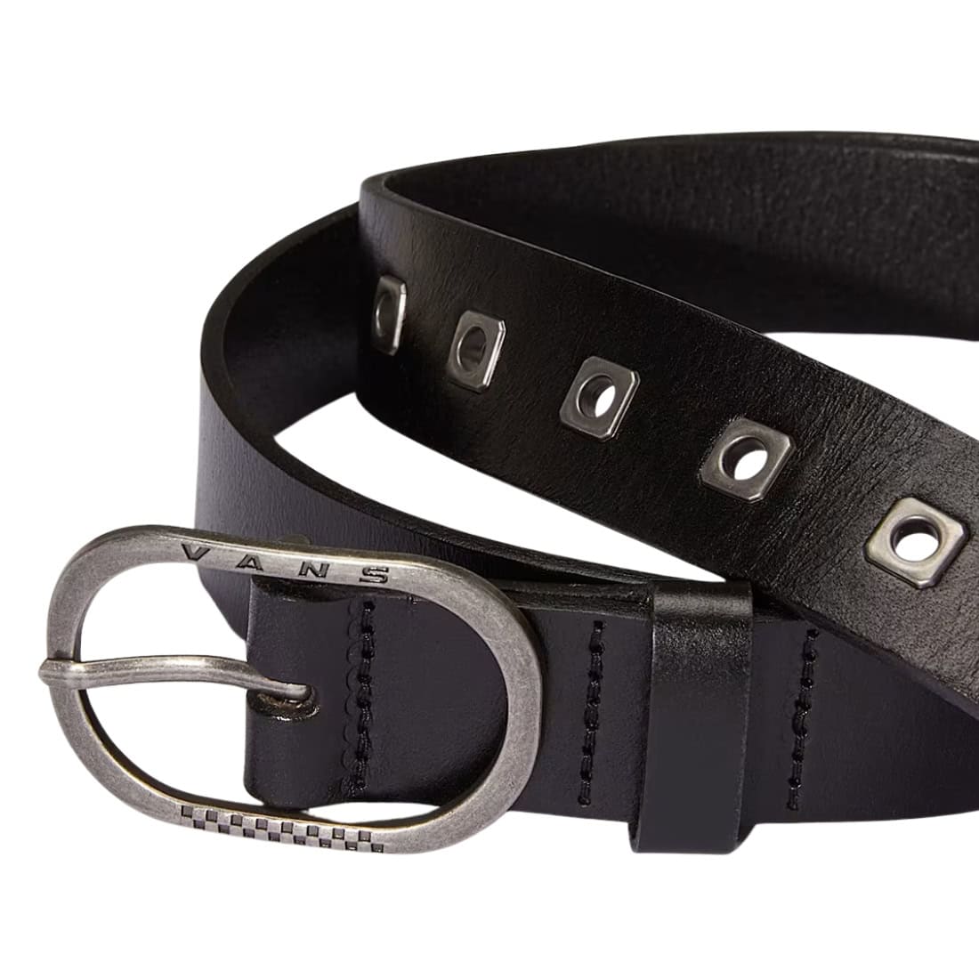 Vans Determined Belt - Black - Mens Leather Belt by Vans