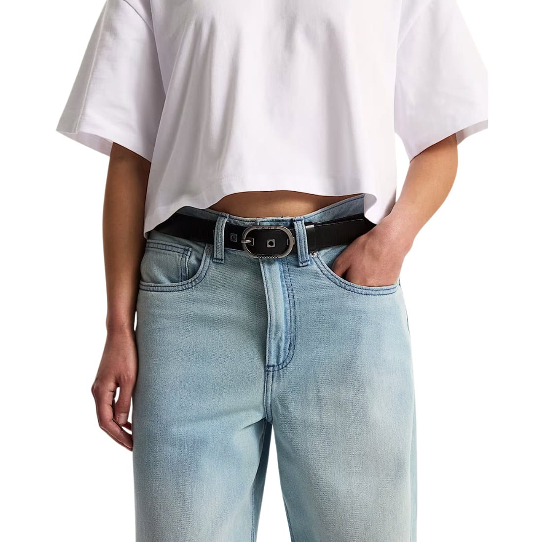 Vans Determined Belt - Black - Mens Leather Belt by Vans