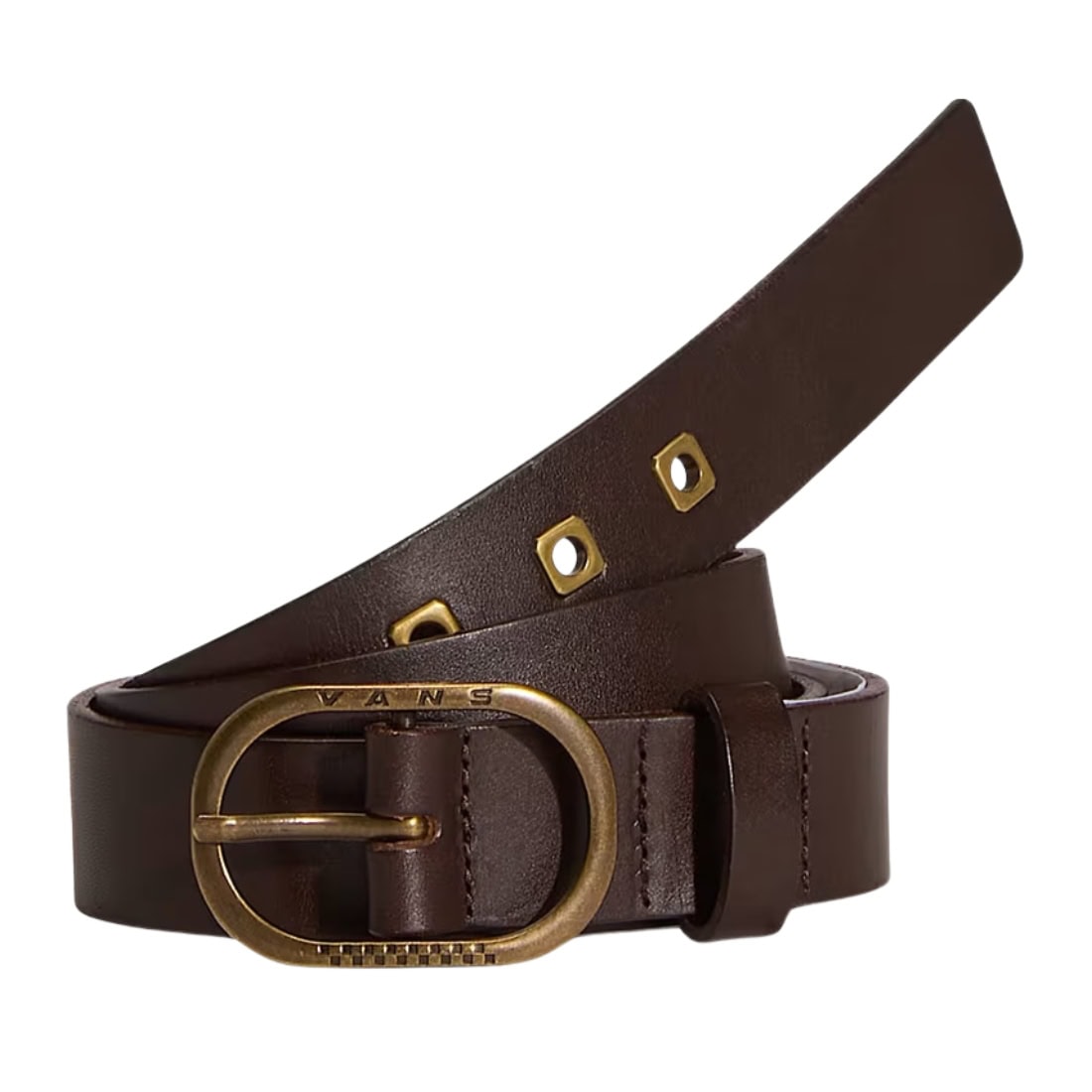Vans Determined Belt - Brown - Mens Leather Belt by Vans