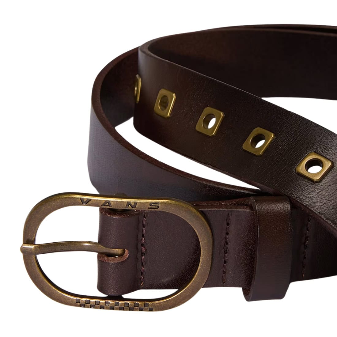 Vans Determined Belt - Brown - Mens Leather Belt by Vans