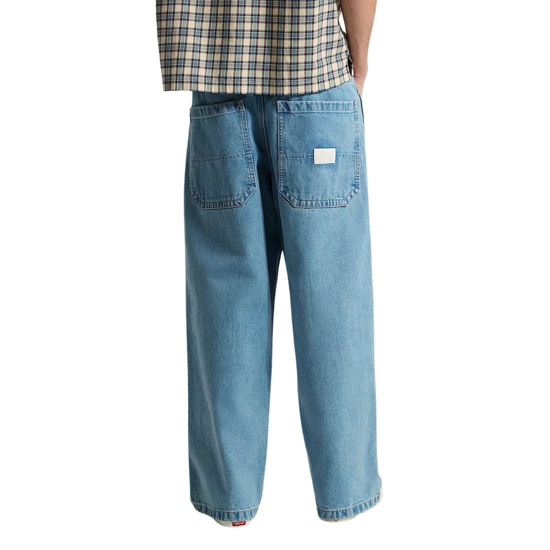 Vans Drill Chore Baggy Carpenter Denim - Light Stone - Mens Relaxed/Loose Denim Jeans by Vans