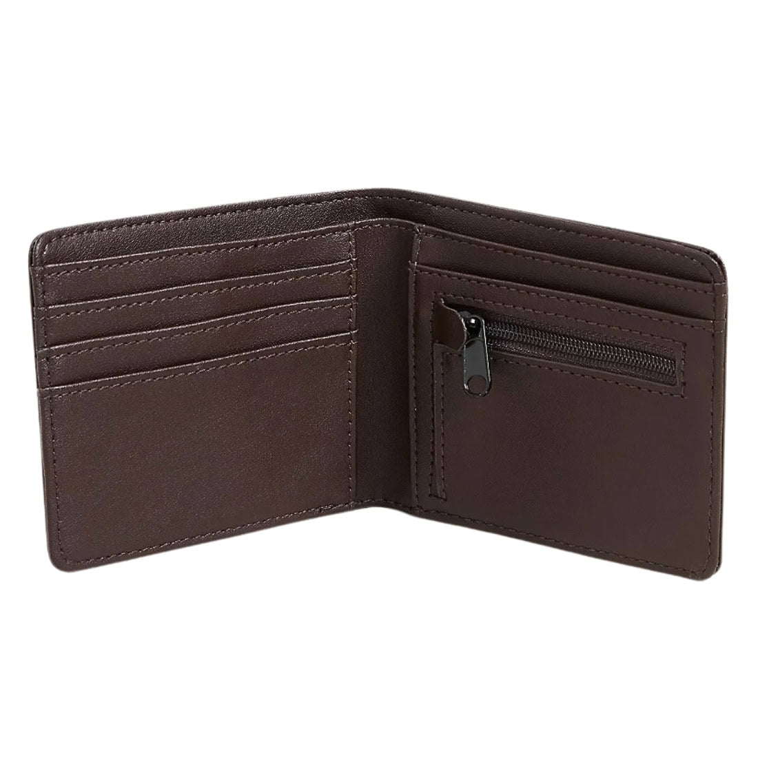 Vans Drop V Bifold Wallet - Dark Brown - Mens Wallet by Vans