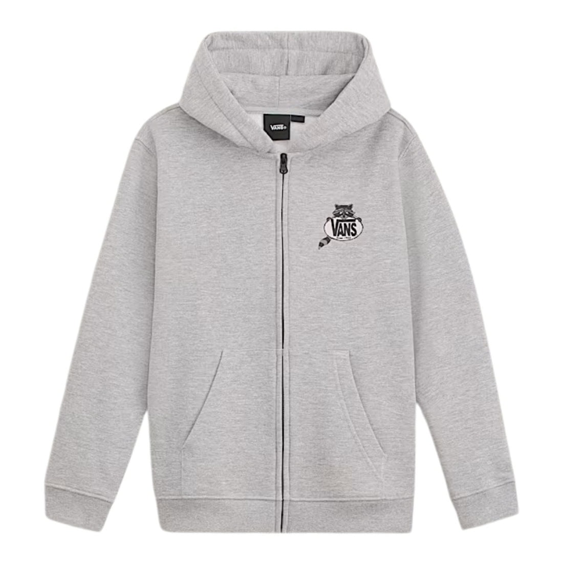 Vans Dumpster Raccoon Full Zip Hood - Cement Heather - Boys Zip Up Hoodie by Vans
