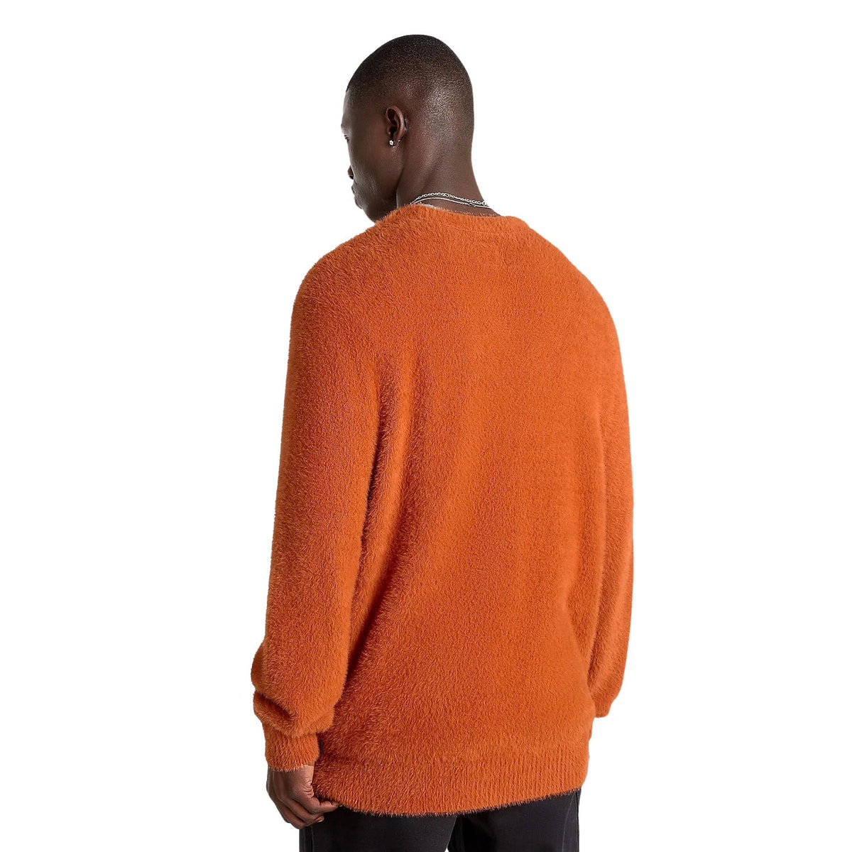 Vans Elmsford Solid Crew Sweater - Auburn - Mens Knitwear by Vans