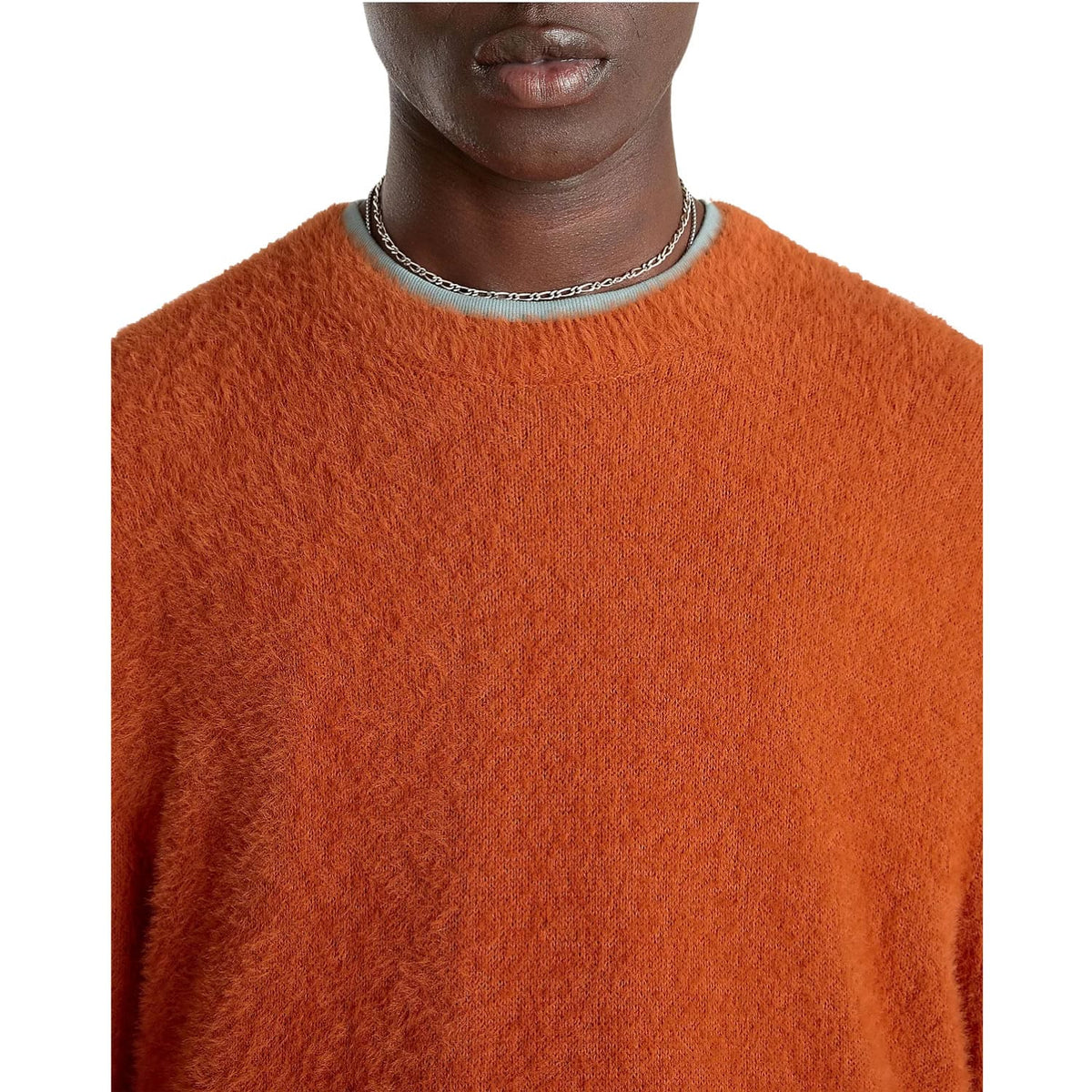 Vans Elmsford Solid Crew Sweater - Auburn - Mens Knitwear by Vans