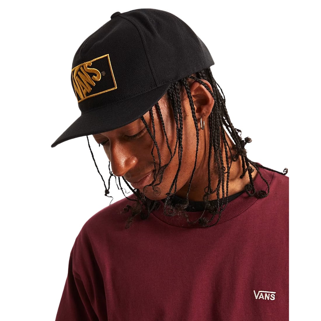 Vans Formula Snapback Cap - Black/Burnt Gold - Strapback Cap by Vans One Size