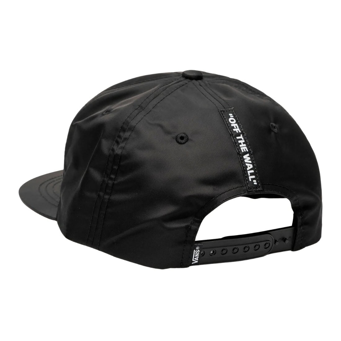Vans Fremont Unstructured Snapback Cap - Black - Snapback Cap by Vans One Size