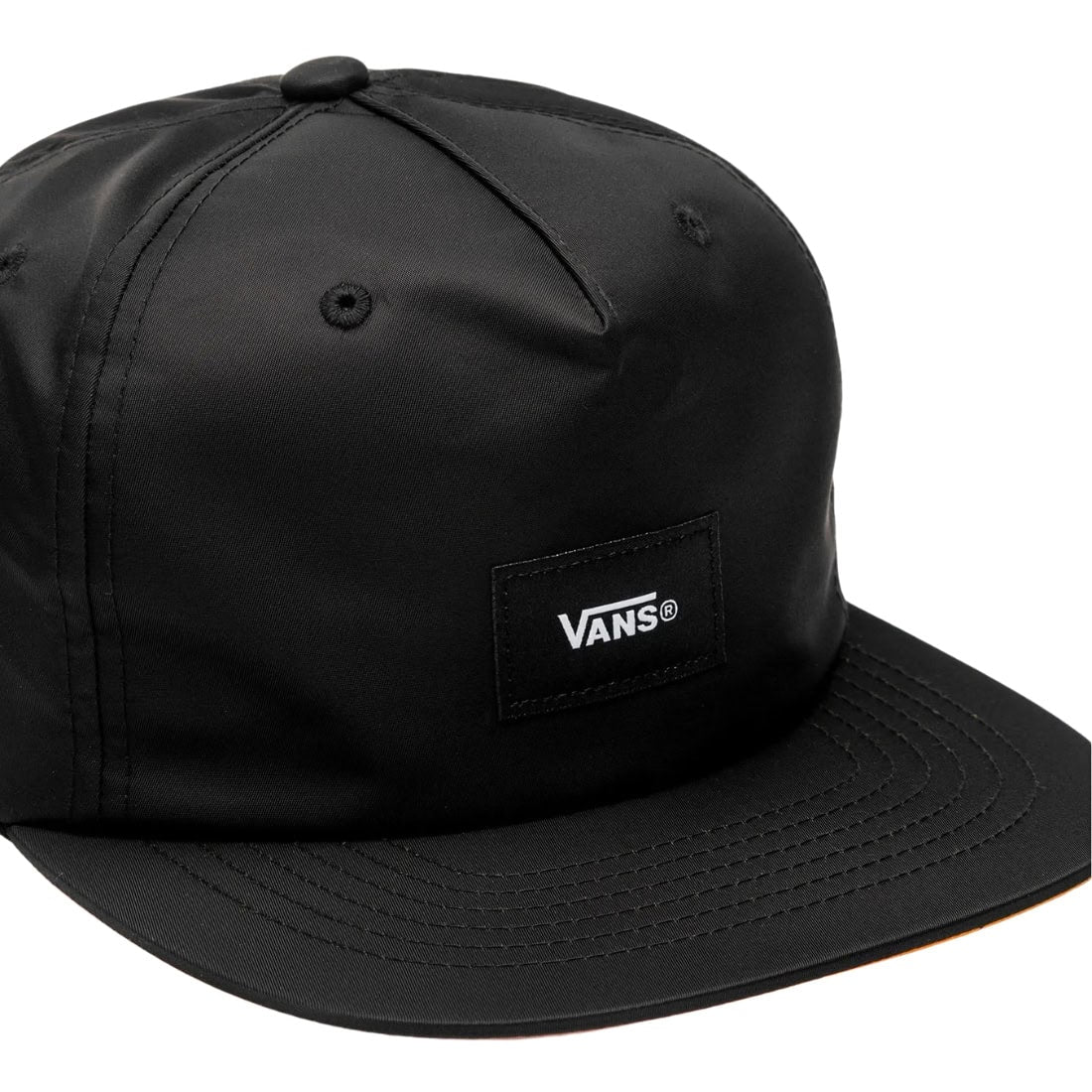 Vans Fremont Unstructured Snapback Cap - Black - Snapback Cap by Vans One Size