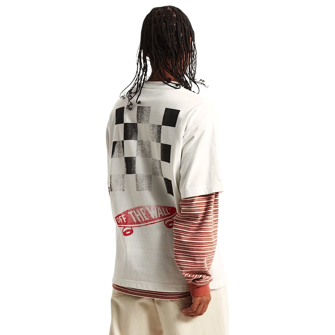 Vans Full Deck T-Shirt - Egret - Mens Graphic T-Shirt by Vans