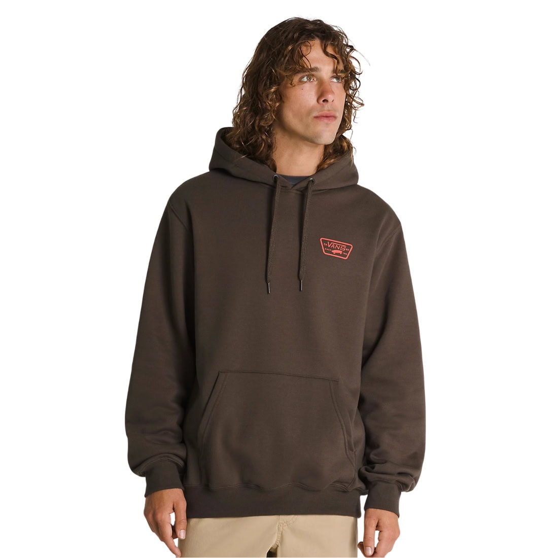 Vans Full Patch Pullover Hoodie - Turkish Coffee - Mens Pullover Hoodie by Vans