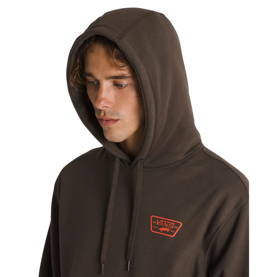 Vans Full Patch Pullover Hoodie - Turkish Coffee - Mens Pullover Hoodie by Vans