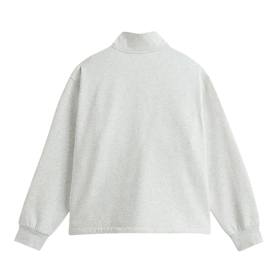 Vans Full Zip Mock Neck Fleece - Ash Heather - Mens Zip Up Hoodie by Vans