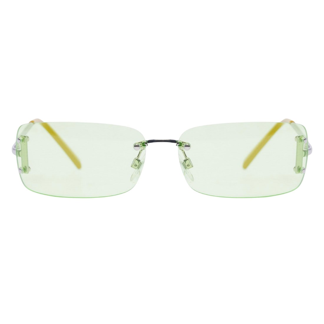 Vans Gemini Sunglasses - Shadow Lime - Square/Rectangular Sunglasses by Vans