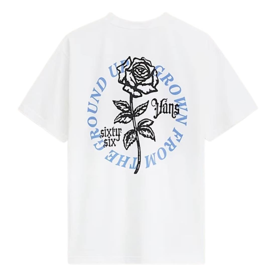 Vans Grown From The Ground T-Shirt - White - Mens Graphic T-Shirt by Vans