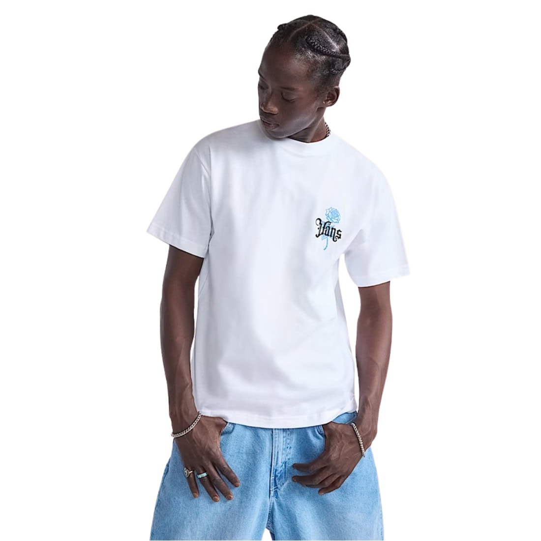 Vans Grown From The Ground T-Shirt - White - Mens Graphic T-Shirt by Vans