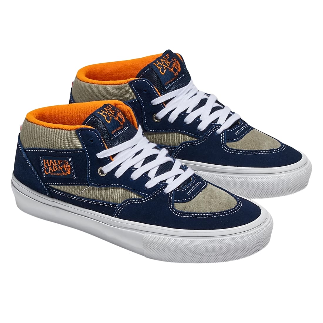 Vans Half Cab Skate Shoes - Smoke/Navy - Mens Skate Shoes by Vans