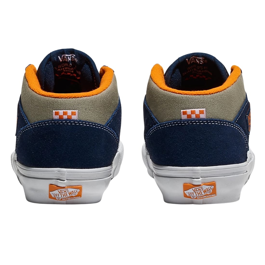 Vans Half Cab Skate Shoes - Smoke/Navy - Mens Skate Shoes by Vans