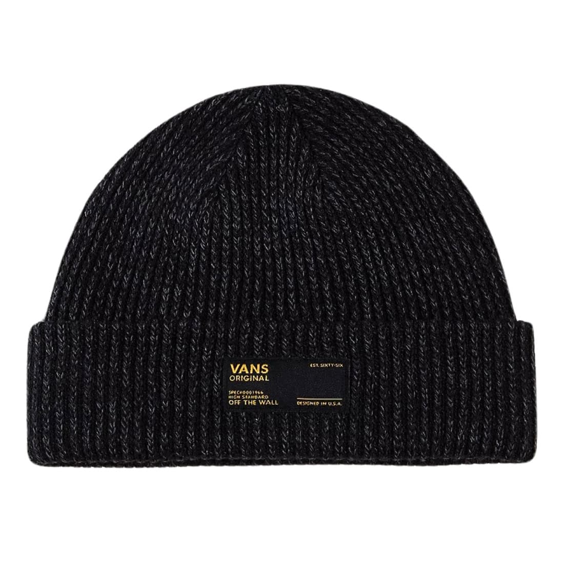 Vans Hamlin Cuff Beanie - Black - Fold Beanie by Vans