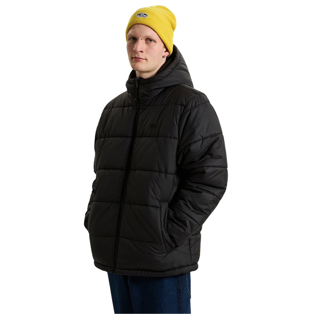 Vans Hillgate Puffer Jacket - Black - Mens Insulated Jacket by Vans