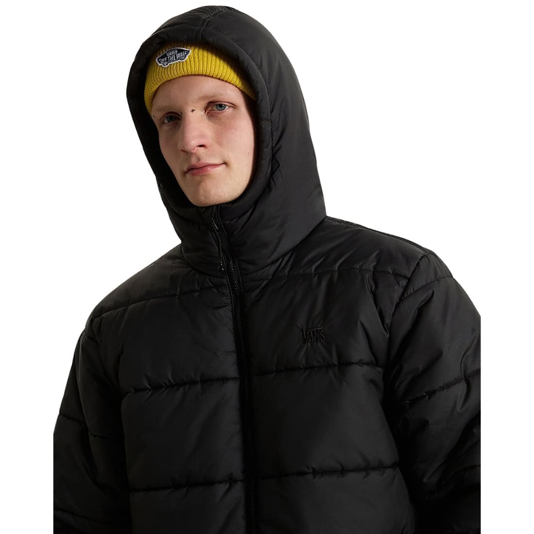 Vans Hillgate Puffer Jacket - Black - Mens Insulated Jacket by Vans