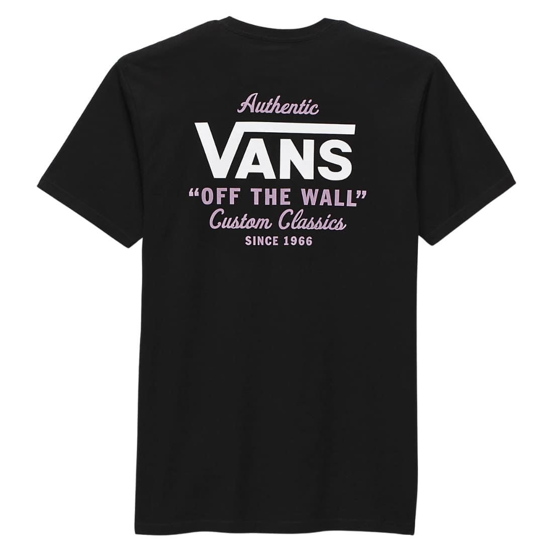 Vans Holder St T-Shirt - Black/Lavender Mist - Mens Skate Brand T-Shirt by Vans