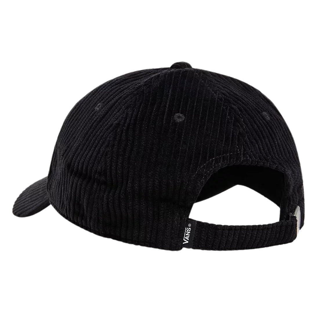 Vans Hosmer Curved Bill Jockey Cap - Black - Strapback Cap by Vans One Size